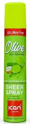 ICAN Olive Oil With Coconut Sheen Spray 100ml